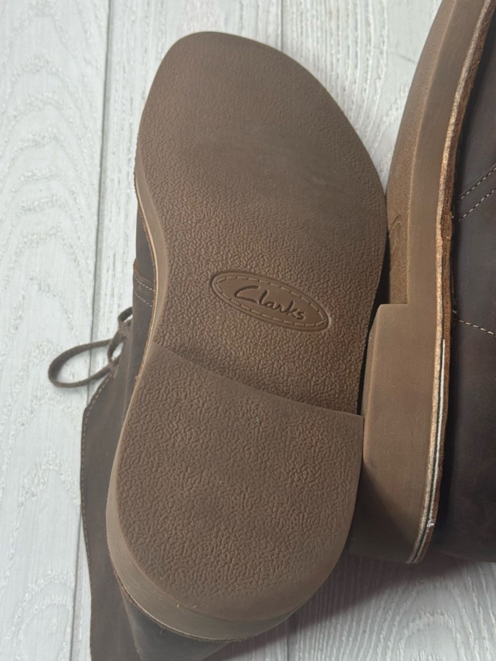 Clarks Men's Bushacre 2 Chukka Boot, Size 12, Casual leather boot 15522 - Picture 4 of 7